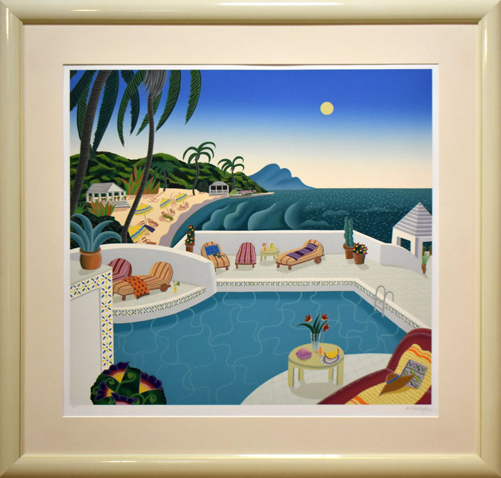 トーマス マックナイト(Thomas McKNIGHT)「アンティグアビーチ」シルク