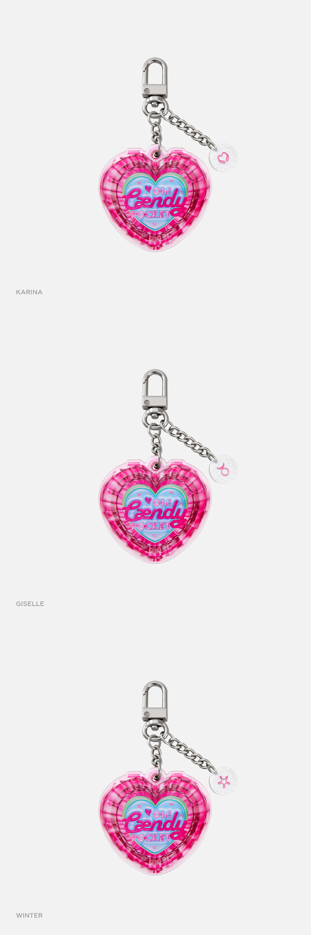 aespa Oh! Caendy Pocket Part.1 Goods - SHAKER KEYRING