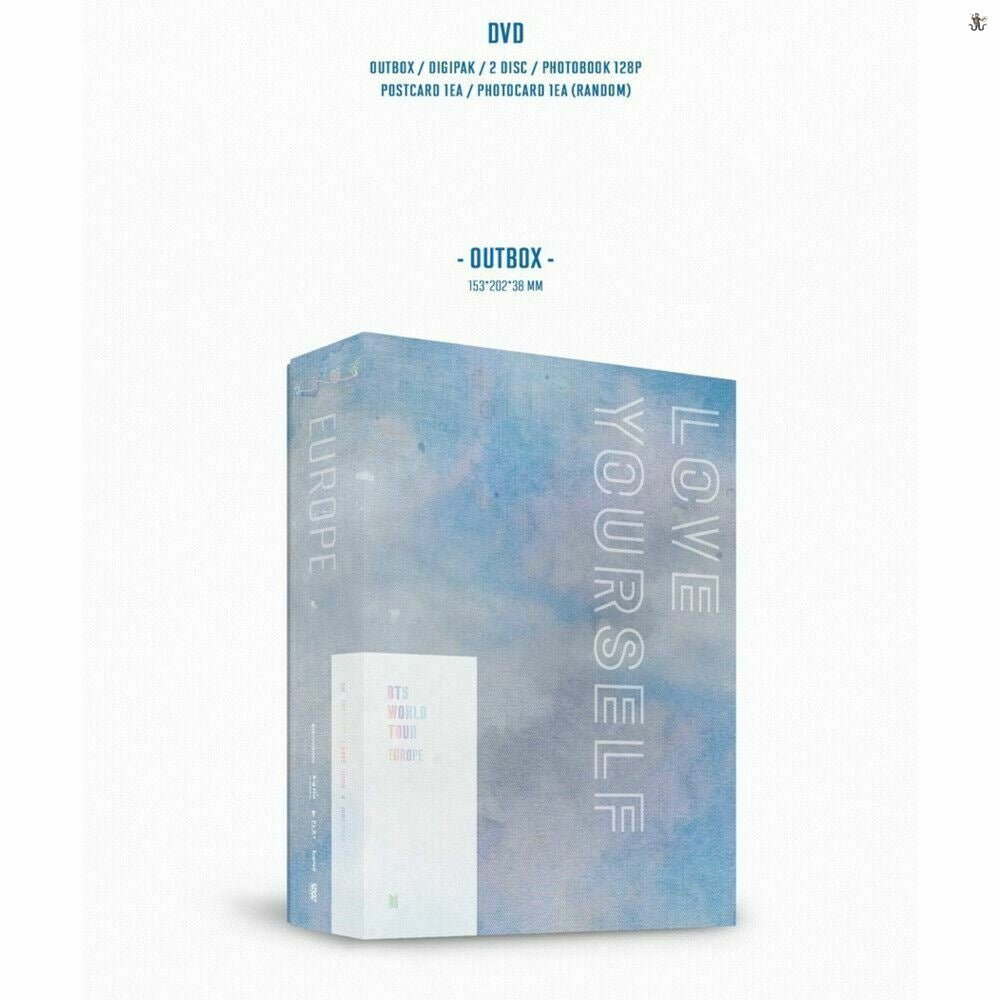 BTS World Tour LOVE YOURSELF in EUROPE DVD (Free Shipping) – K-STAR