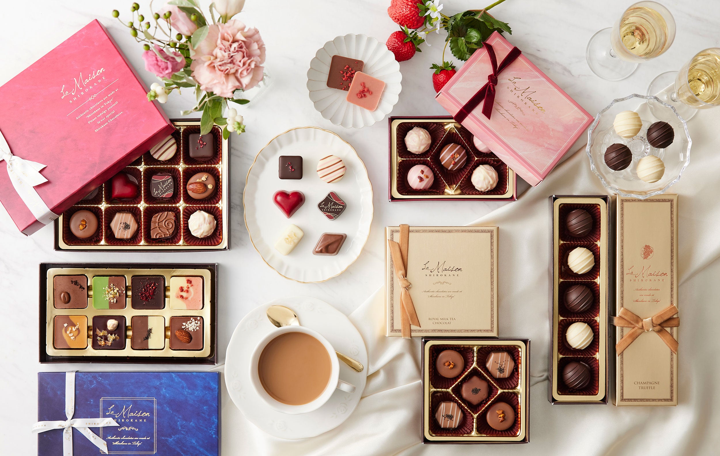 一口の幸せをテーマにした2024年のショコラコレクション！あまおう苺や