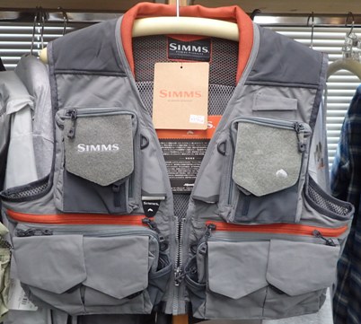 SIMMS（シムス ベスト）、ガイドベスト入荷のご案内。 - 道具屋日記