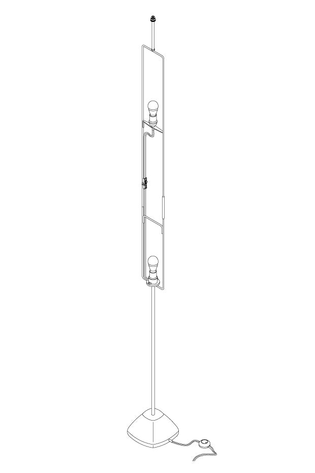 ST2｜イサムノグチ isamu noguchi AKARI専用 スタンド器具 （シェード