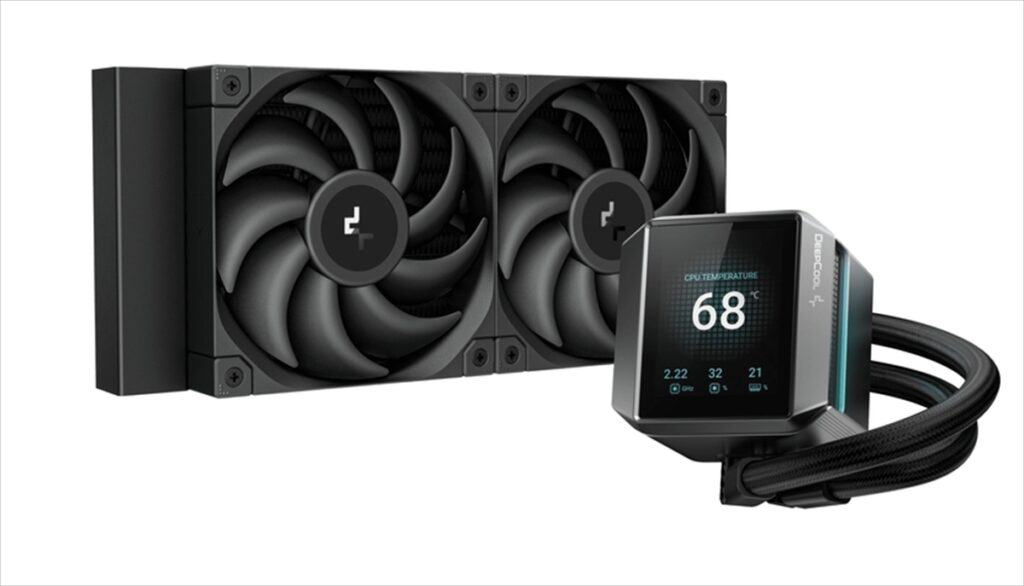 DeepCool、ディスプレイ搭載ハイエンド水冷クーラー「MYSTIQUE 240