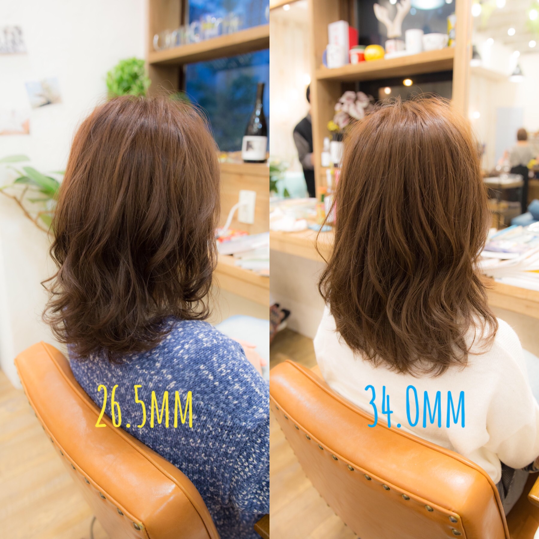 お客様スタイル157 ヘアビューロン【26.5ミリ】と【34.0ミリ】の