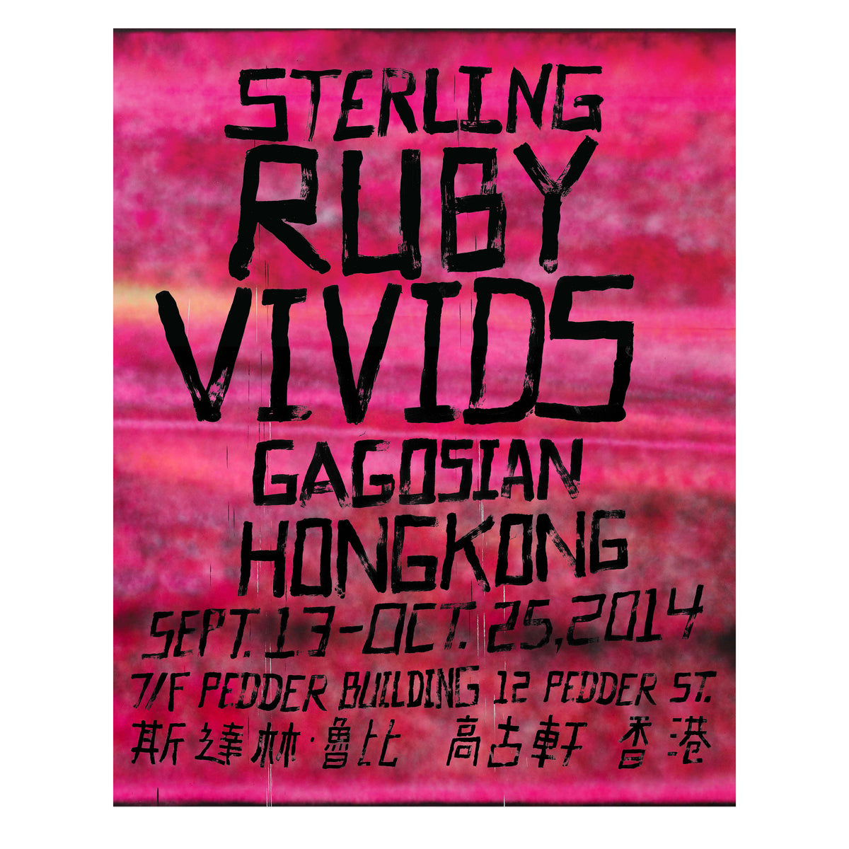 Sterling Ruby: VIVIDS Poster | Gagosian Shop