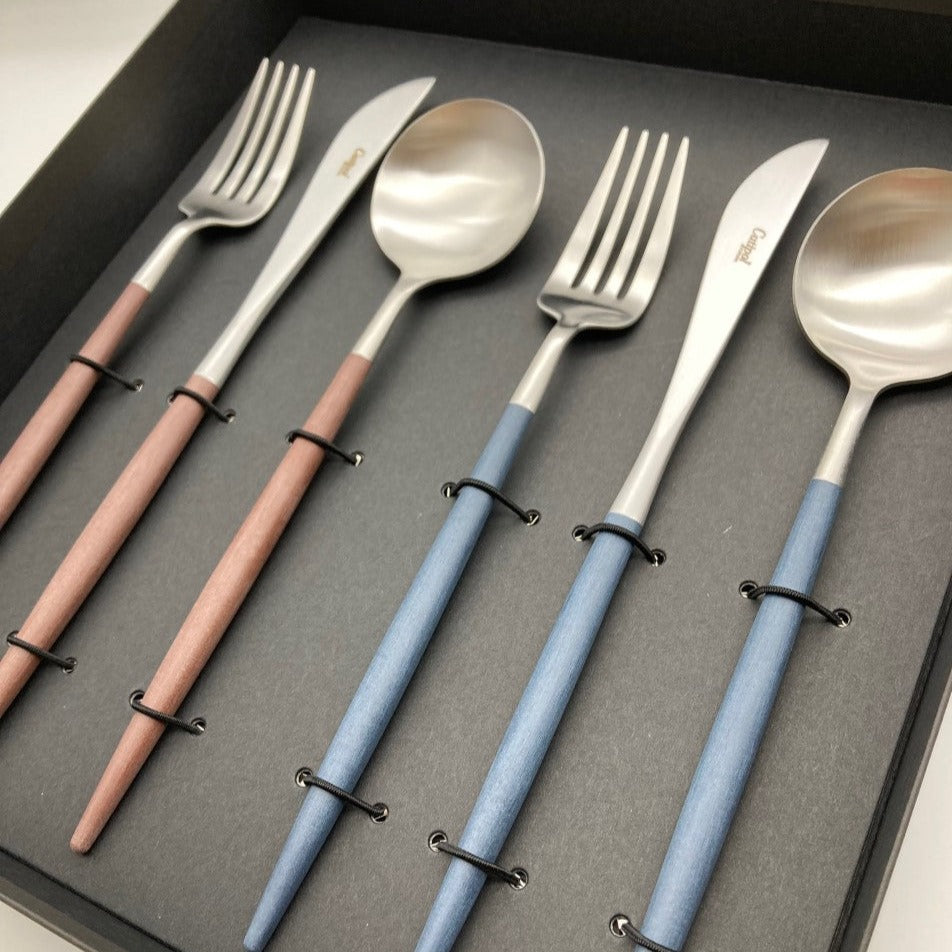 クチポール GOA（ゴア）/ブルー・ブラウンシルバー/6本セット/ギフト