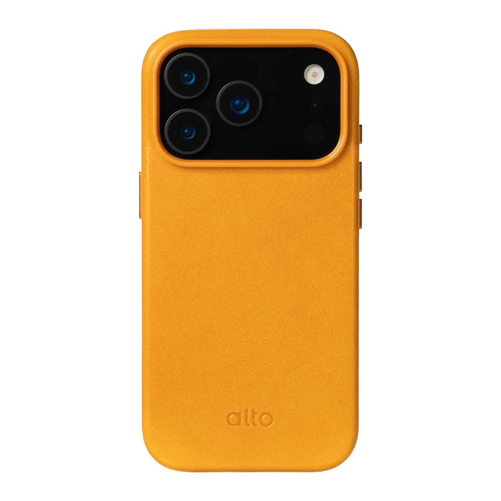 iPhone 17 Pro - Clop Magnetic Leather Case - Caramel Brown