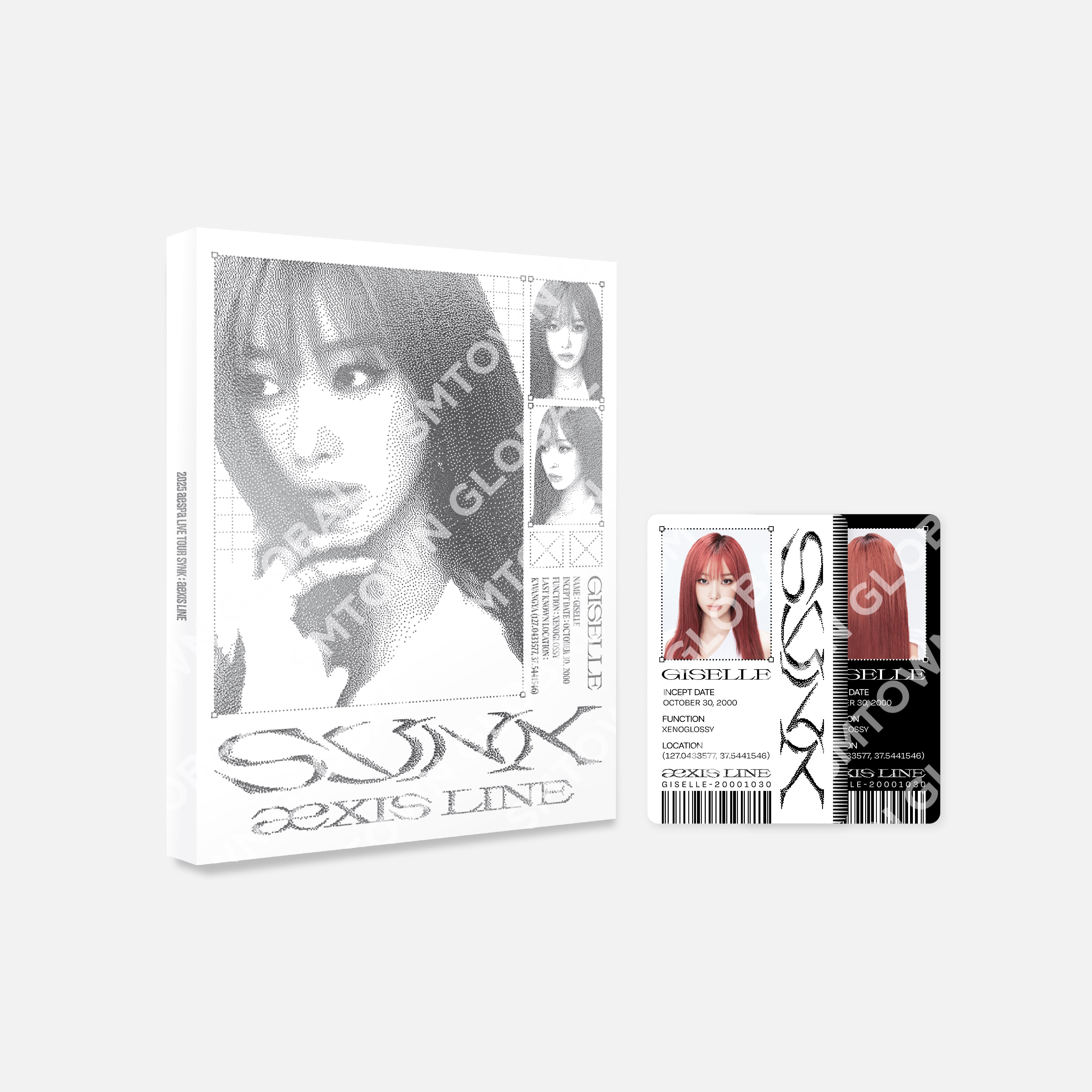 POSTCARD BOOK SET - 2025 aespa LIVE TOUR - SYNK : aeXIS LINE - MD