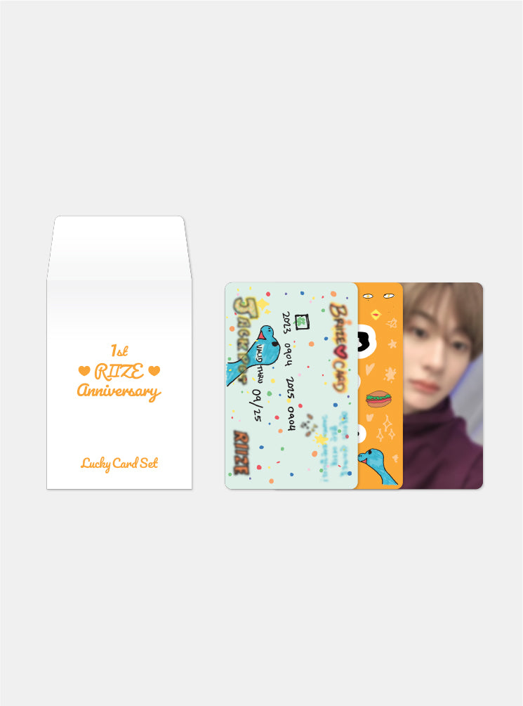 LUCKY CARD SET - RIIZE 1st Anniversary MD | SMTOWN GLOBAL SHOP
