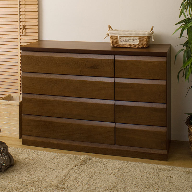 完成品 日本製 桐チェスト 4段 幅119 収納 引き出し たんす 桐たんす