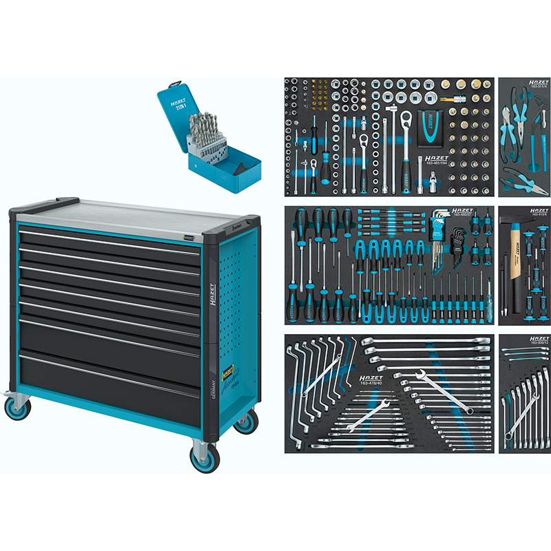 Hazet 179NXXL-7/340 Tool Trolley Assistent with 340 Tools – Haus