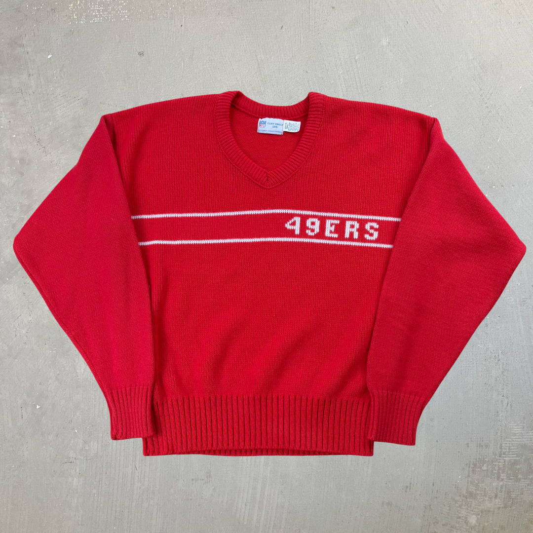 J- Vintage San Francisco 49ers NFL Wool Knit Sweater - S – HG VINTAGE