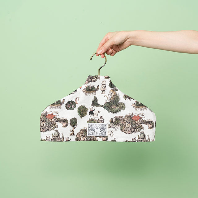 ロゴ入りオリジナルハンガー（カバー付：ほんやのあるまち） – ボリス