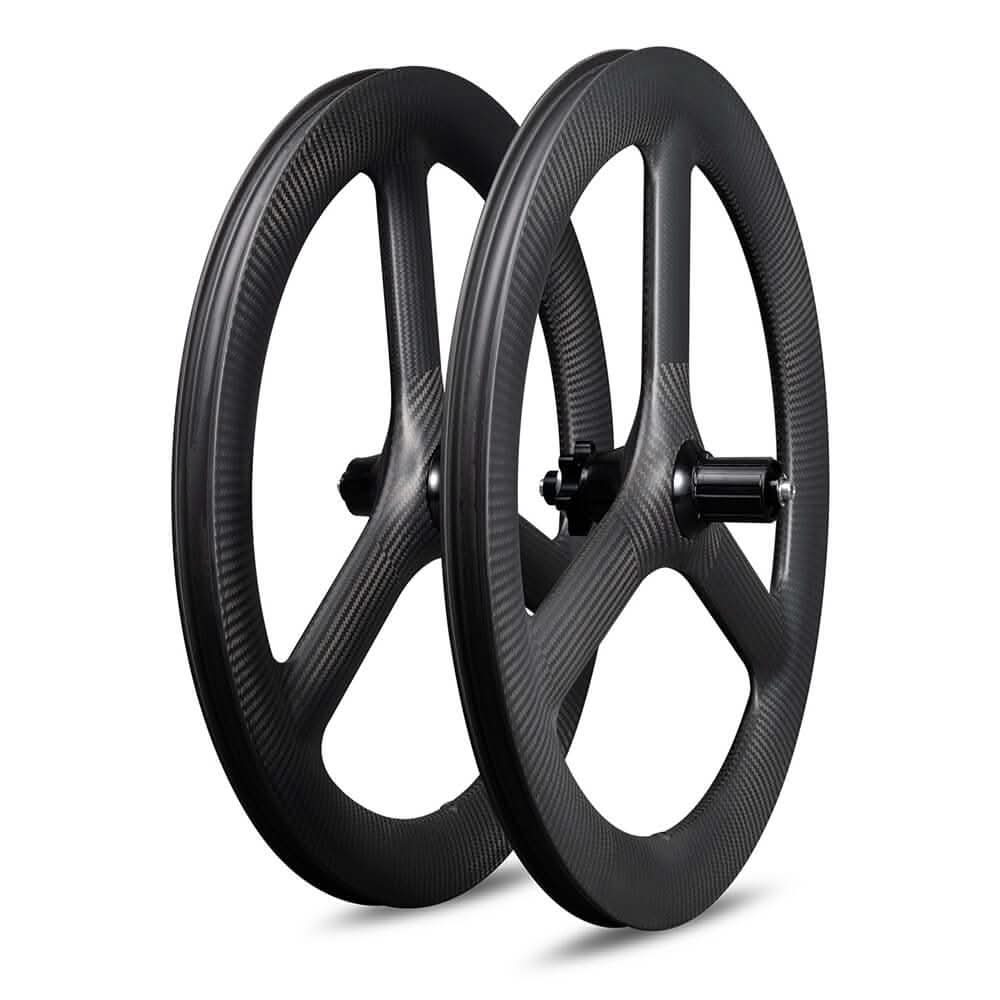 ICAN カーボン 20 インチ 3 スポーク ホイールセット BMX バイク
