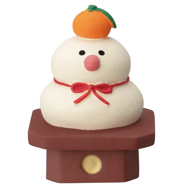 concombre（コンコンブル）新春文鳥飾り 文鳥鏡餅