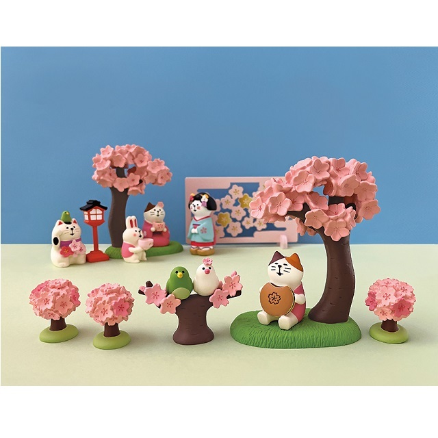 concombre（コンコンブル）桜うららかひなまつり ふっくら文鳥雛