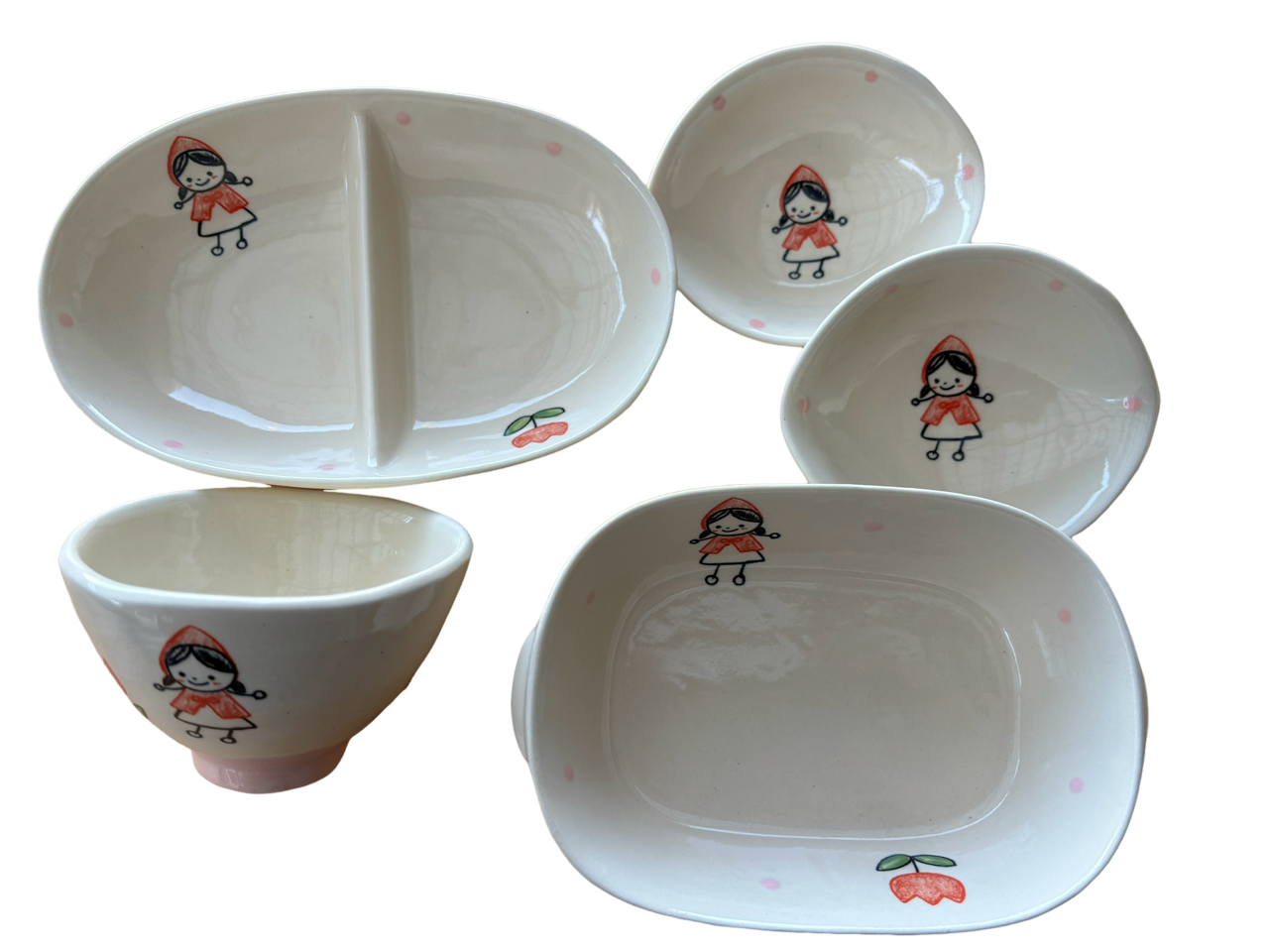 食器セット（かわいい）（名入れ可能）