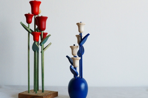 aarikka（アーリッカ）花のオブジェ(ヴィンテージ) | 北欧雑貨と北欧