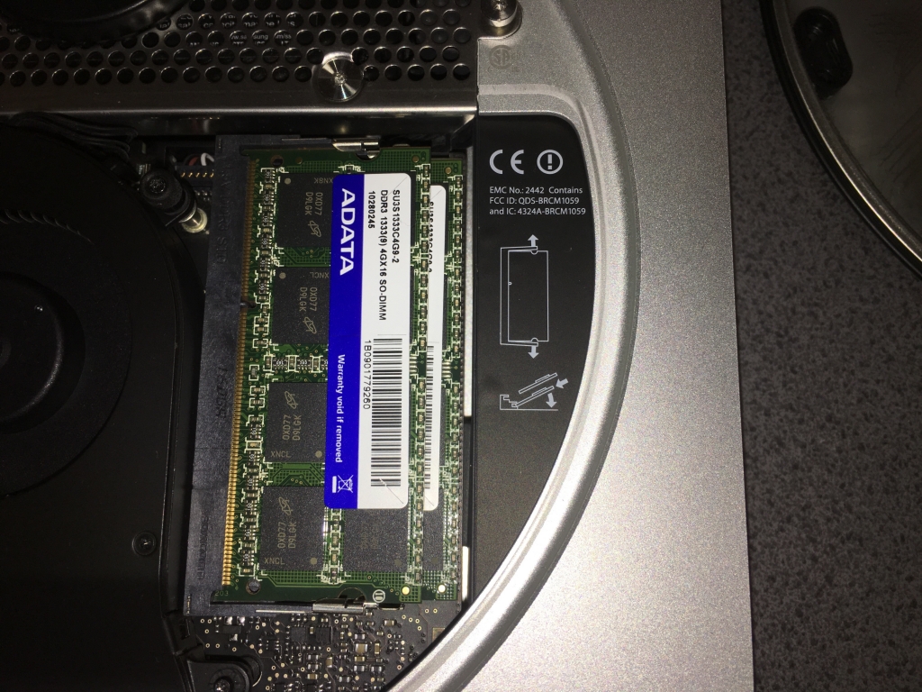 Mac mini (Mid 2011)のメモリを16GBに増設 | アトリエ・トリガ (旧館)