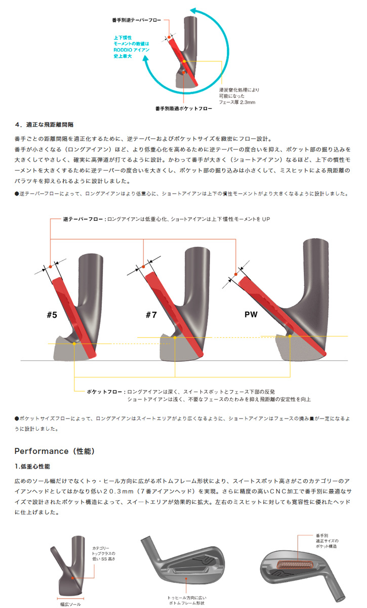 RODDIO (ロッディオ) MC アイアン 5-P (6本セット) Fire Express MS-I