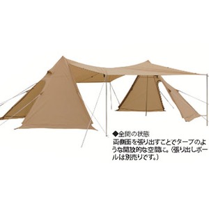 キャンプ＆フィッシングの付録:ワンポールじゃなくてツーポール