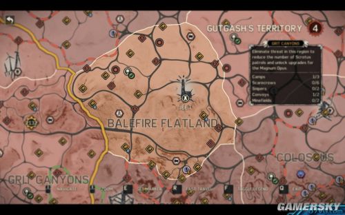 疯狂的麦克斯》地雷稻草人与营地收集地图全收集地图_全收集地图