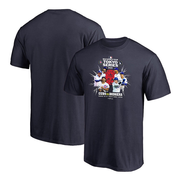 MLB Tokyo Series 2025 カブス vs ドジャース ジュニア用 半袖 Tシャツ