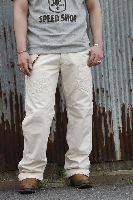 FREEWHEELERS -DERRICKMAN OVERALLS- RAW WHITE入荷 | FORTYNINERS no blog