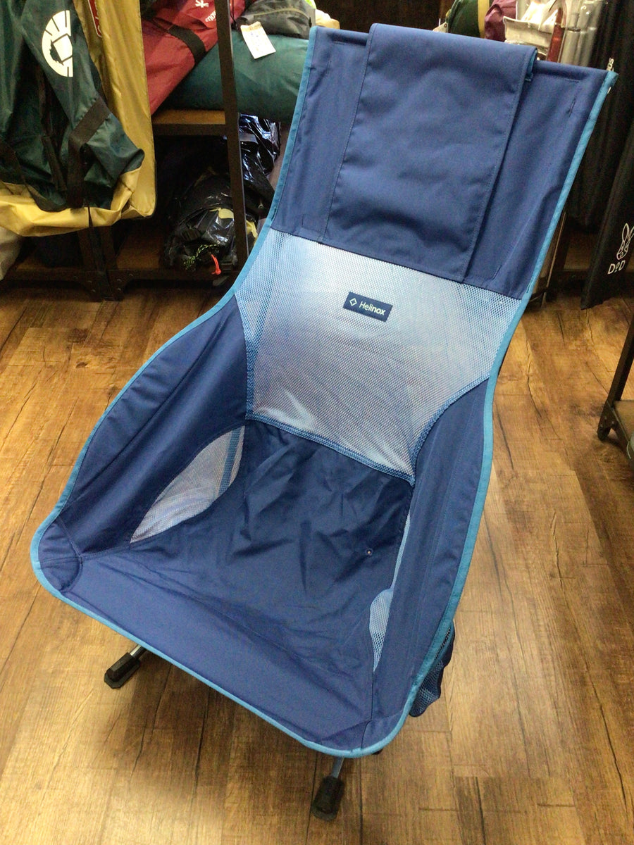 中古B】プライアチェア（ブルーブロック）／Helinox（ヘリノックス