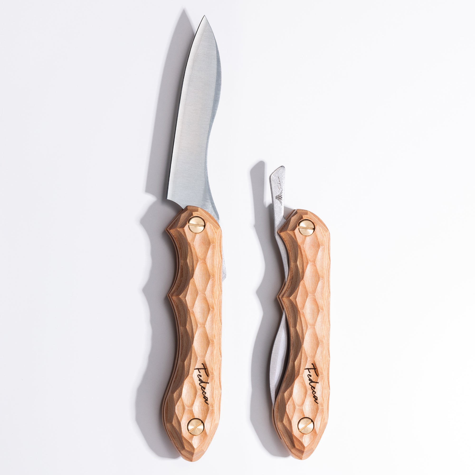 強化木】折畳式料理ナイフ 名栗ホワイト 11,000円