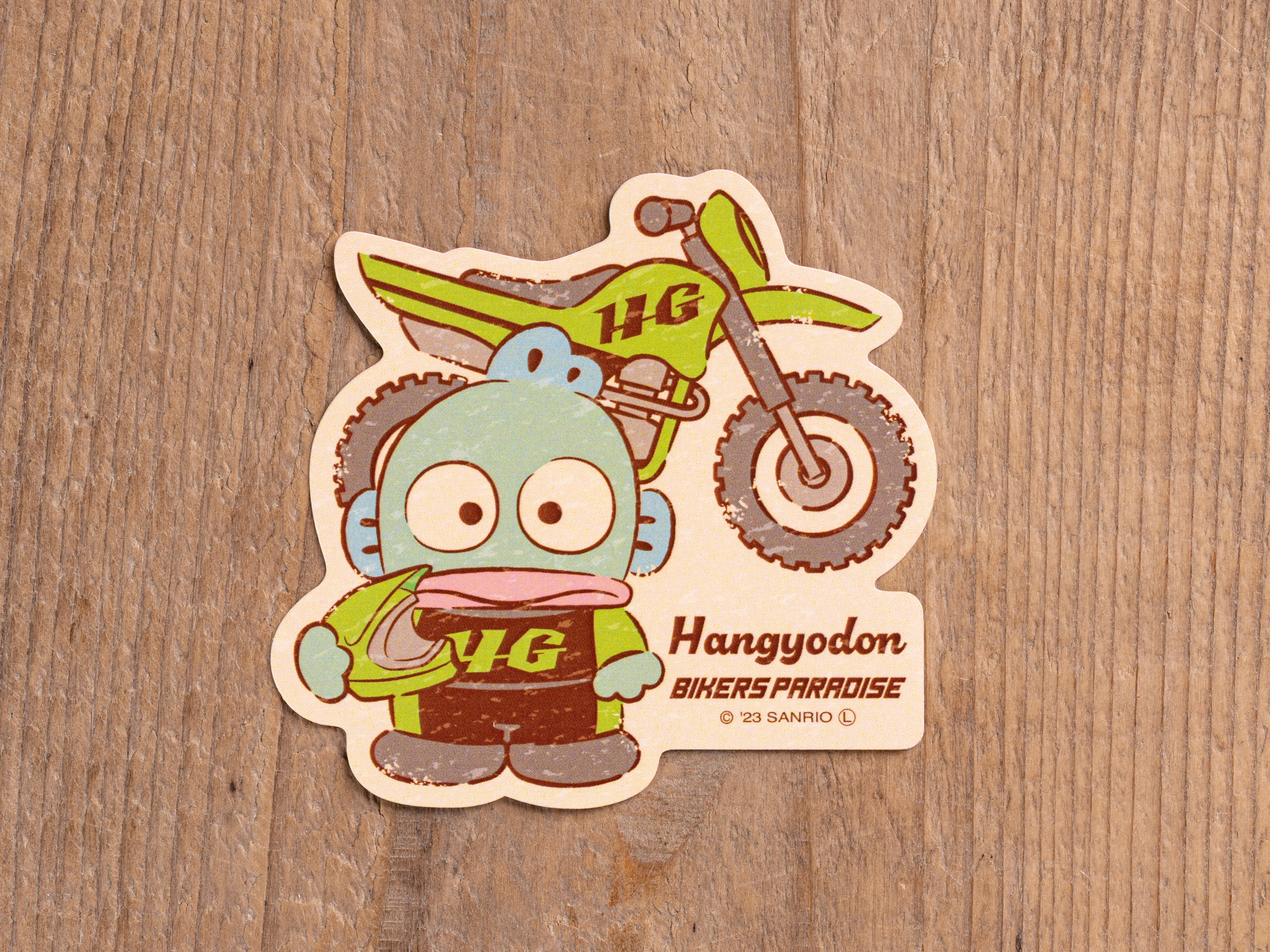 ハンギョドン ライダー型ステッカー サンリオキャラクターズ