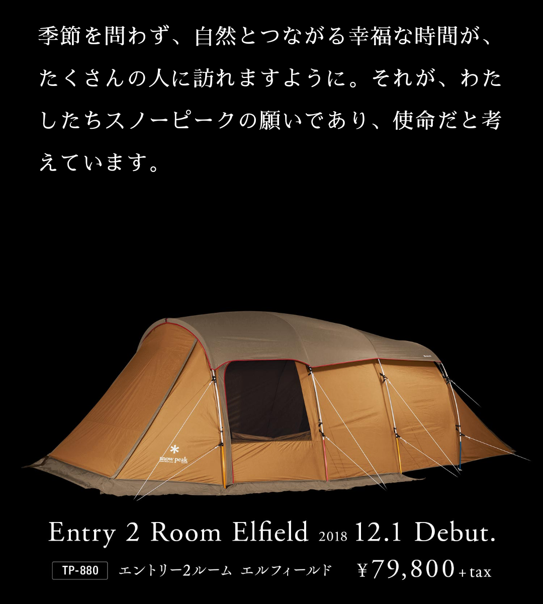 12月1日発売決定！TP-880エントリー2ルームエルフィールド