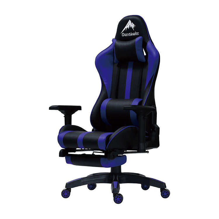 ルセル ゲーミングチェア 4Dアームレスト オットマン付 135度