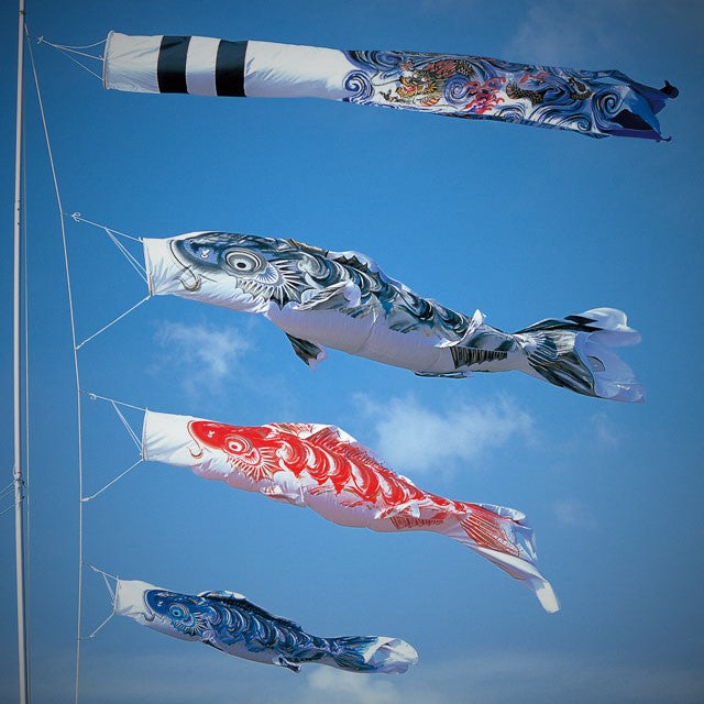 鯉のぼり「はねぼう」3匹6点 4mセット – 人形の柴崎オンラインストア