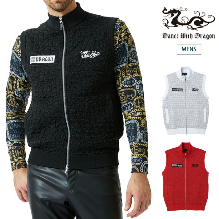 Dance With Dragon ダンスウィズドラゴン ゴルフウェア メンズ クロコ