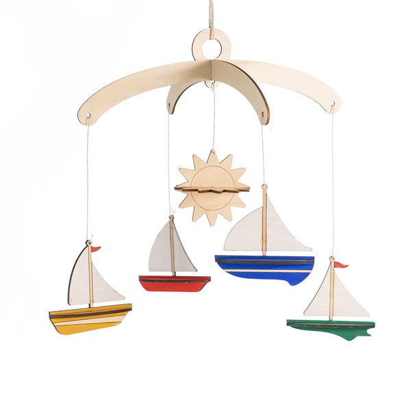 Sailboats Hanging Mobile – Glowforge Shop