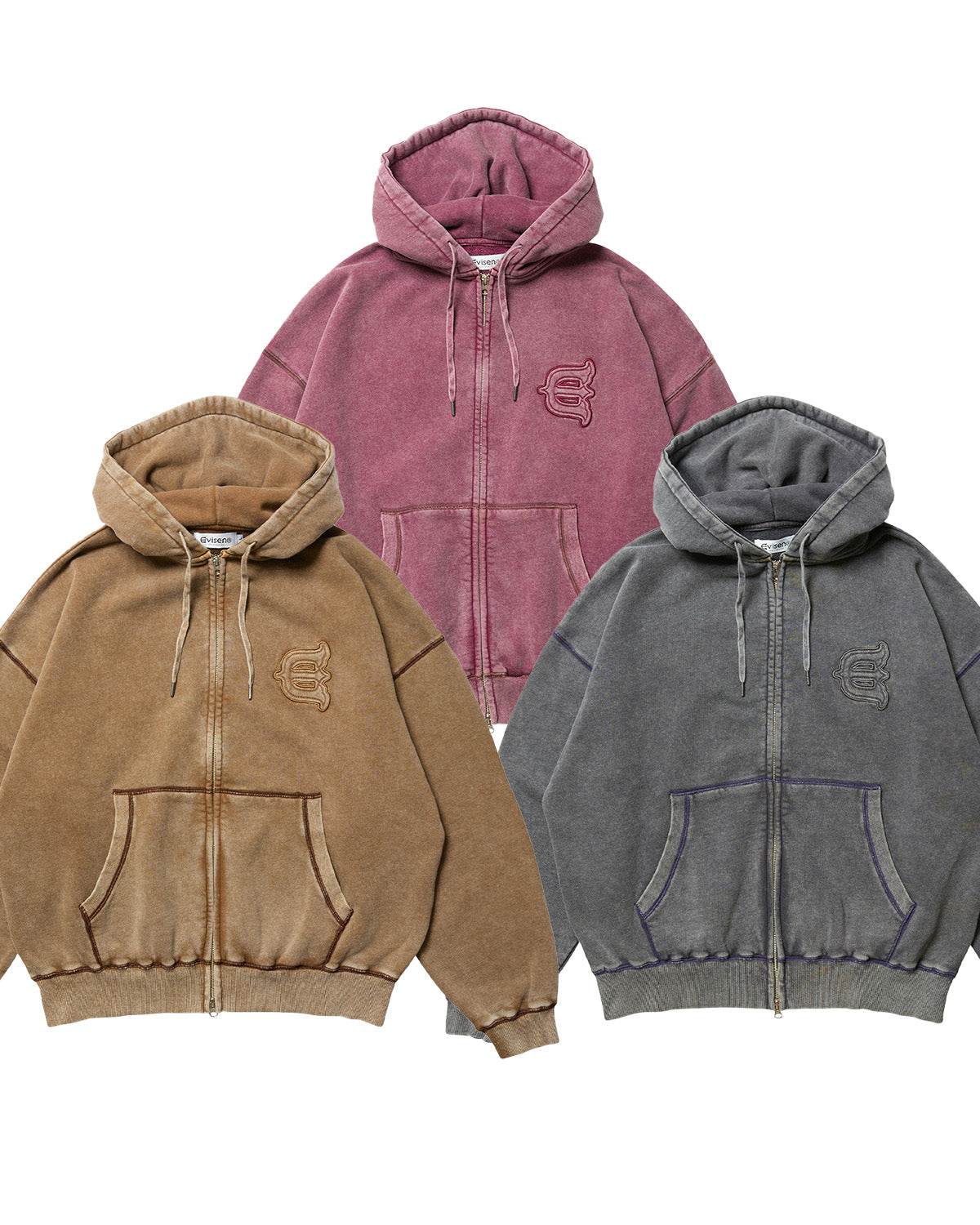 LOGO ZIP HOODIE – Evisen Skateboards ゑ (エビセン スケートボード