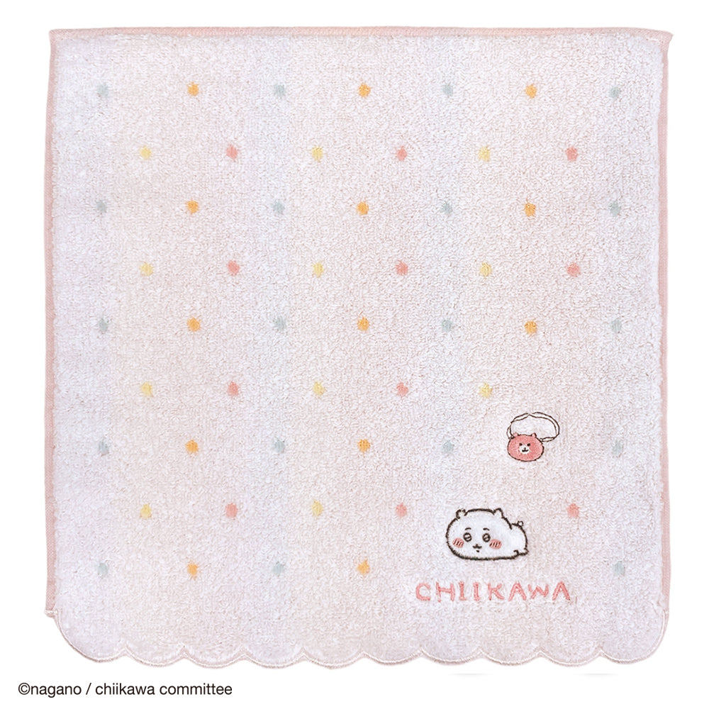 ミニタオル ドット #271a ピンク – INTERMODE KAWABE