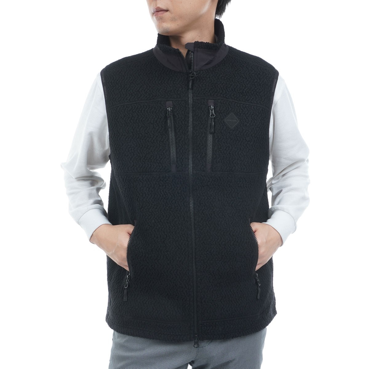 ウール ボア ベスト(ベスト)|BRIEFING(ブリーフィング) BRG253M46の