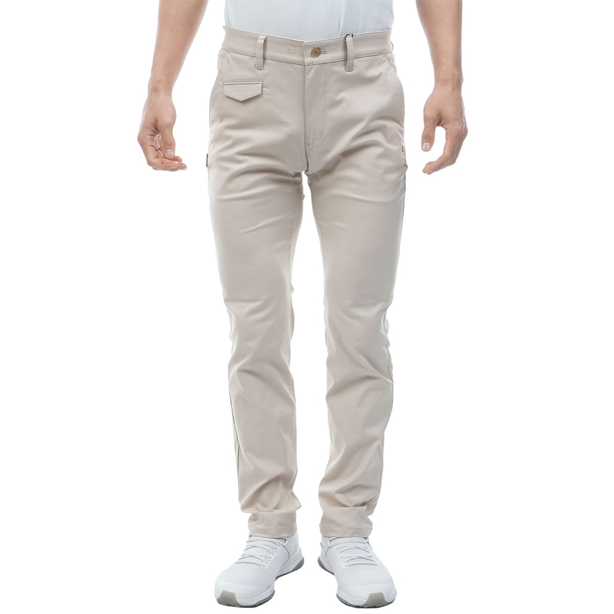 ストレッチ ヘリンボーンノータックパンツ(ロングパンツ)|PEARLY GATES