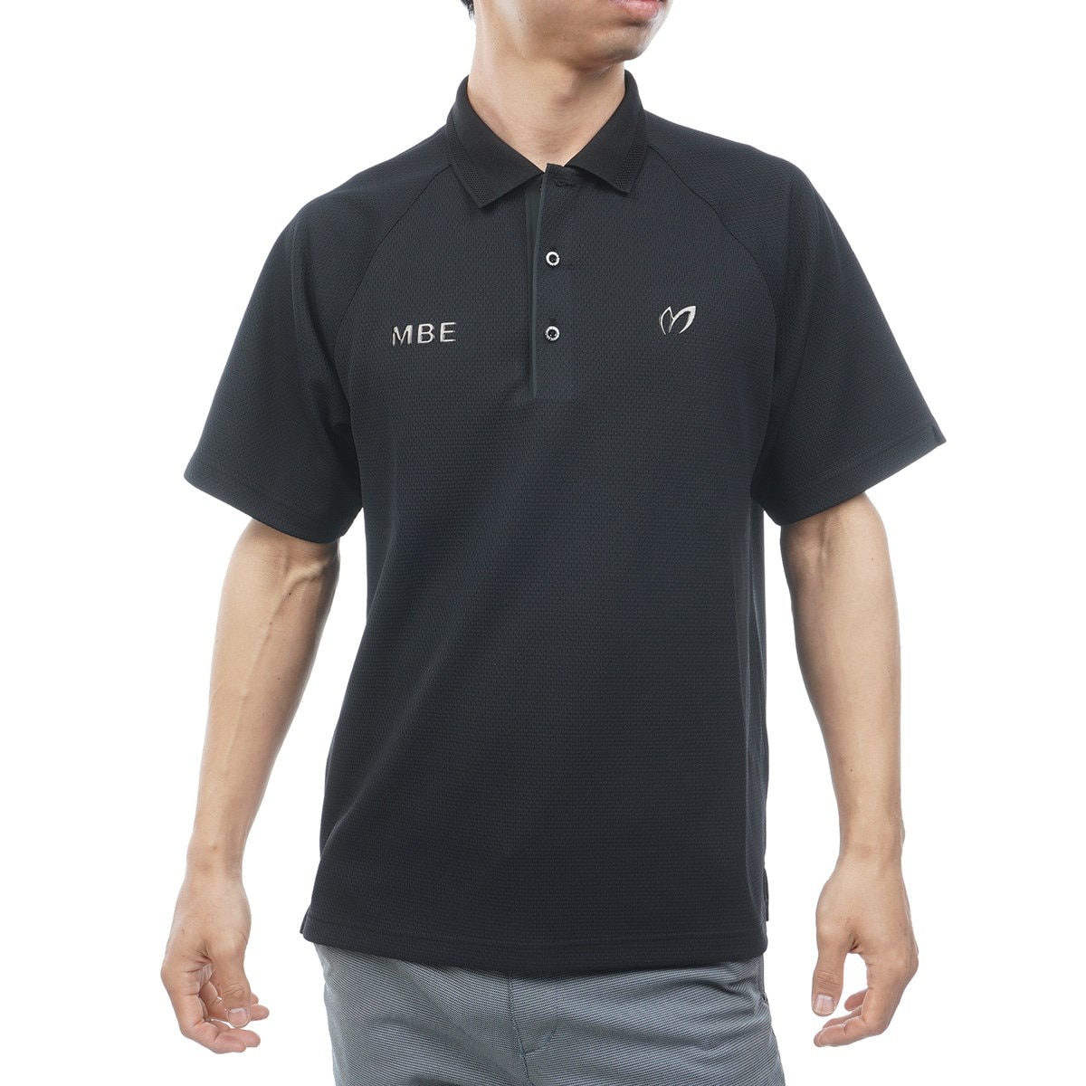 格子ジャカード 半袖ポロシャツ(半袖シャツ・ポロシャツ)|MASTER BUNNY