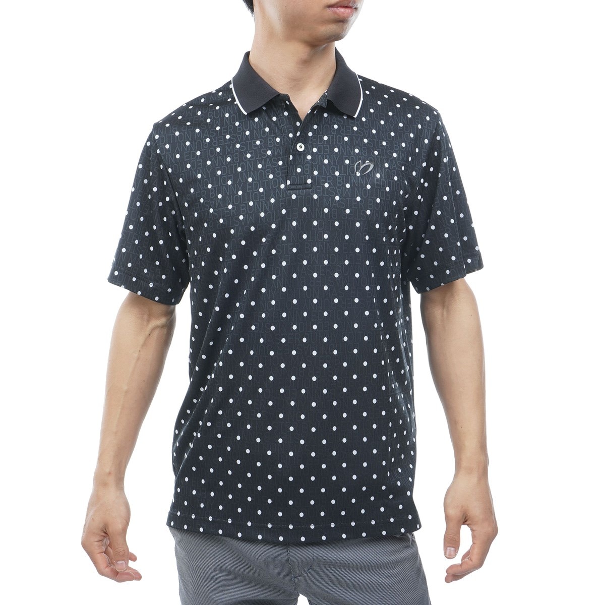 ピン染ジャカード半袖ポロシャツ(半袖シャツ・ポロシャツ)|MASTER