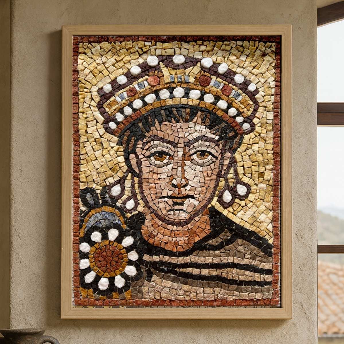 Giustiniamo mosaic kit, classic mosaic with guide and video