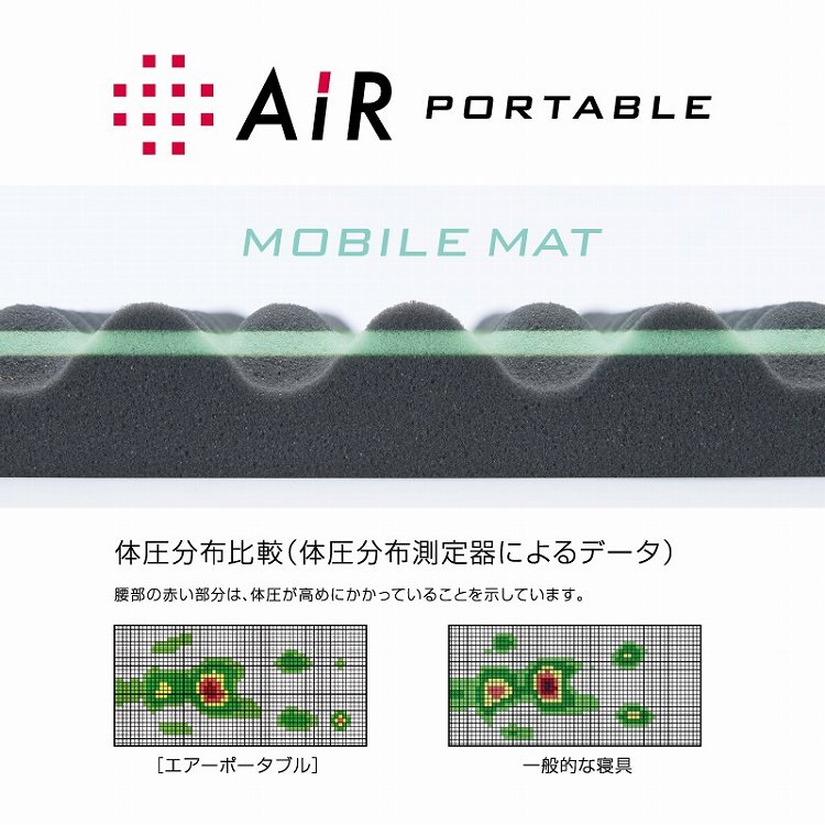 ☆［エアー］ポータブル モバイルマットスリム|西川AiR|小田急百貨店