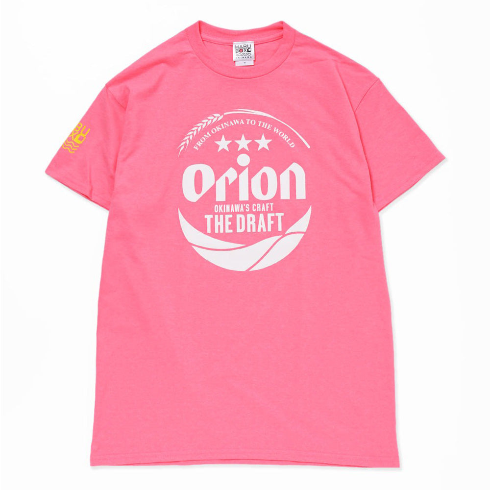 オリオンビッグロゴ半袖Tシャツ セーフティピンク – オリオンビール