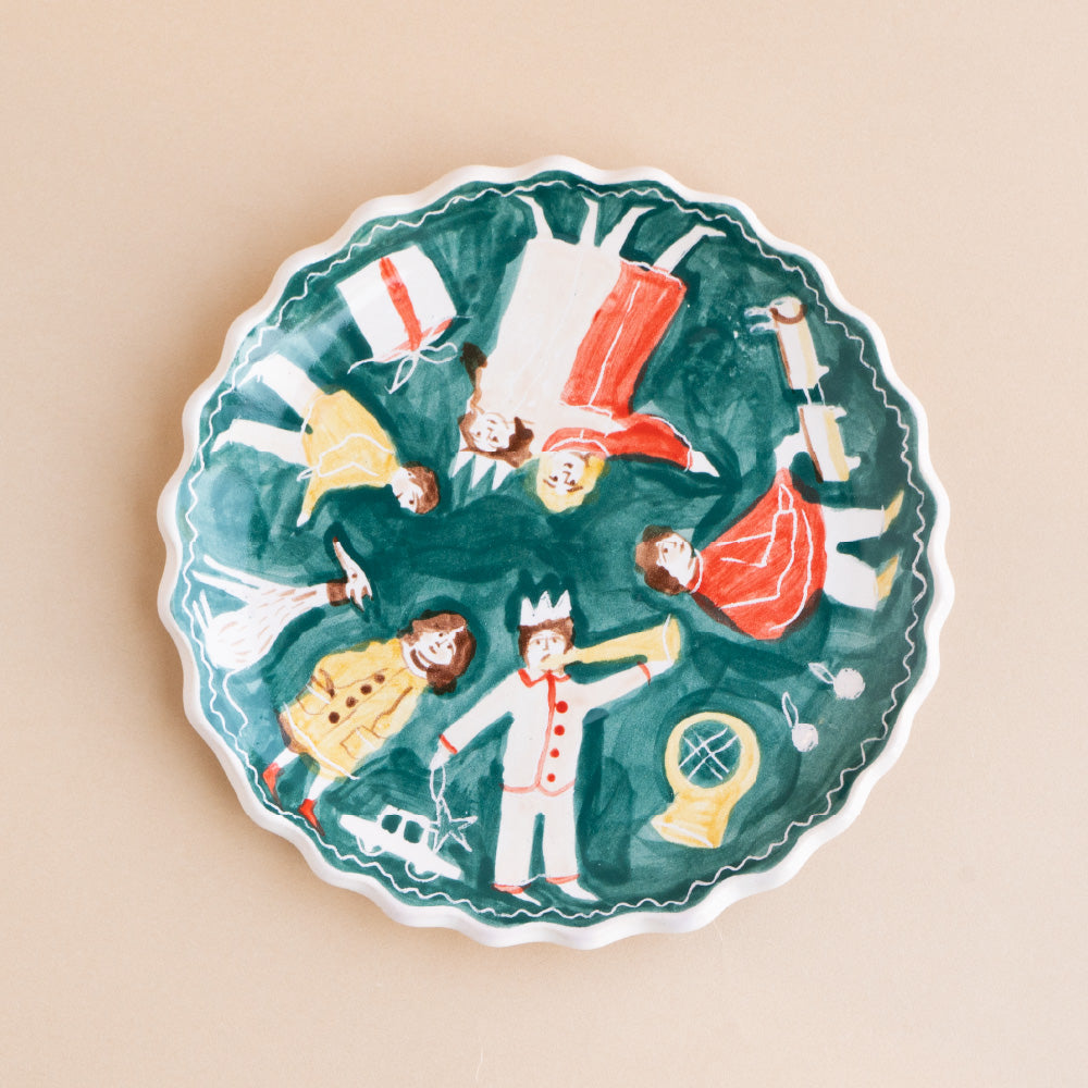 クリスマスのお皿「子供たち」