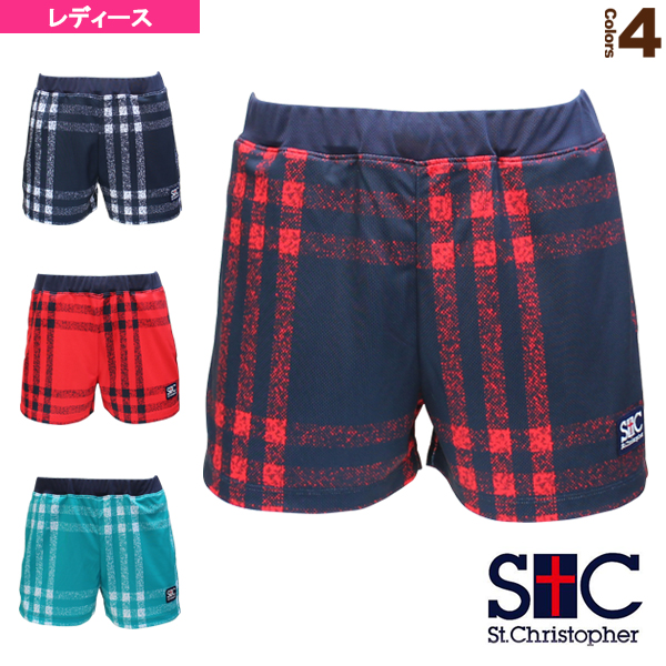 セントクリストファー ウェア（レディース） ]ラブドチェックショート