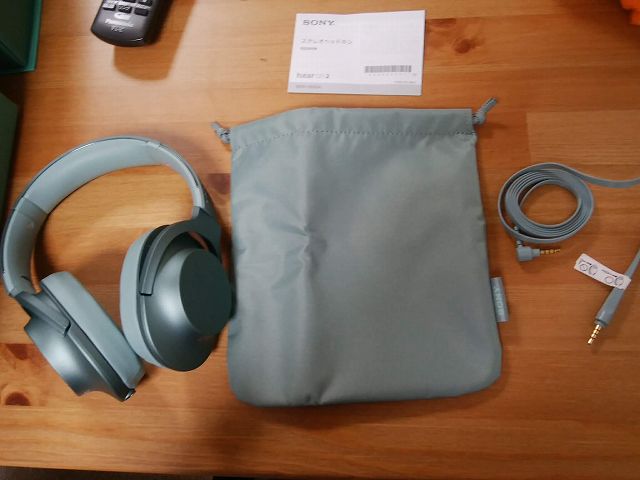 どうでもいいこと058 密閉型ヘッドフォン購入してみた SONY h.ear