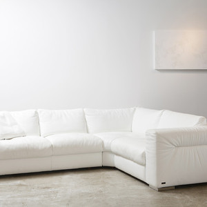 レザーソファ イタリアンレザー（白） コーナーソファ ｜レザーソファ