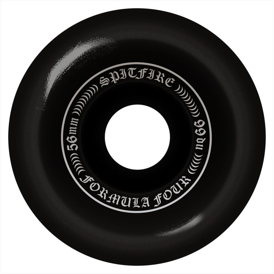 Spitfire Formula Four OG Classic Black 56mm 99a – Skateworks